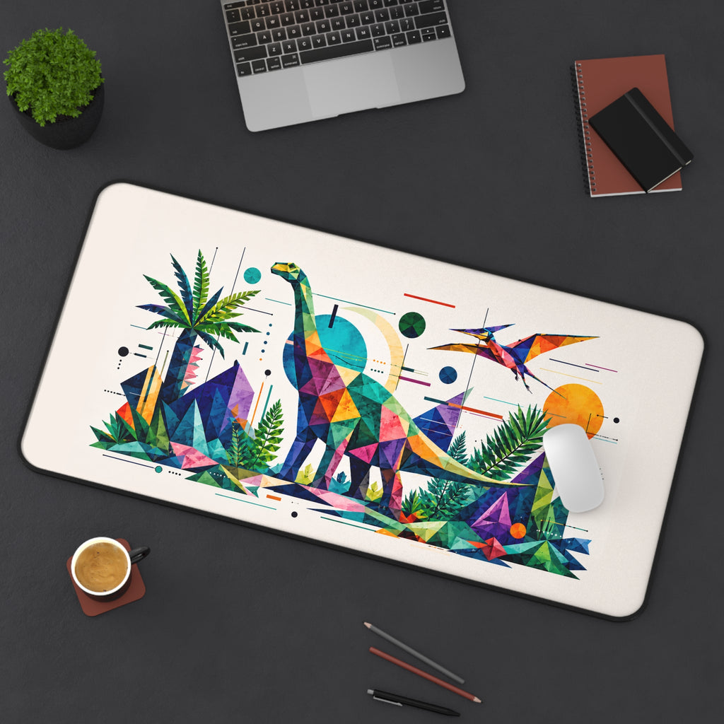 Jurassic Geometry — Desk Mat