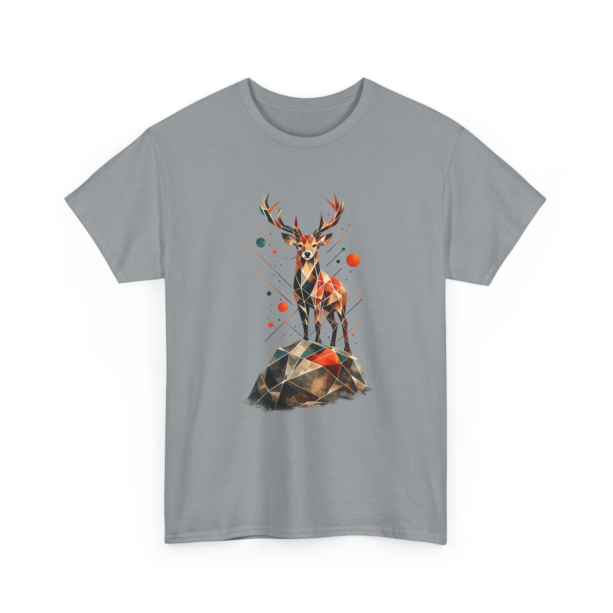 Geometric Stag — Regular Fit T-Shirt