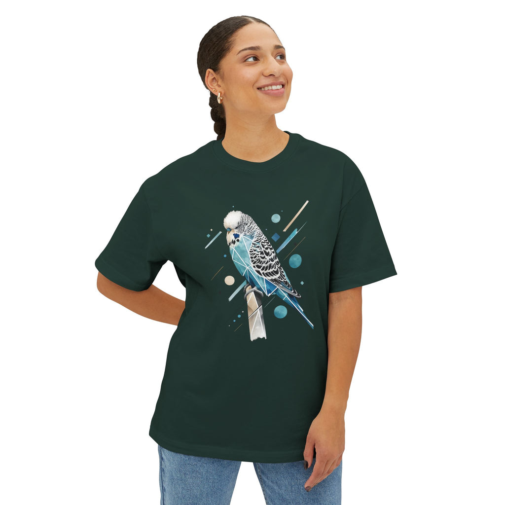 Blueberry Budgie — Oversized T-Shirt