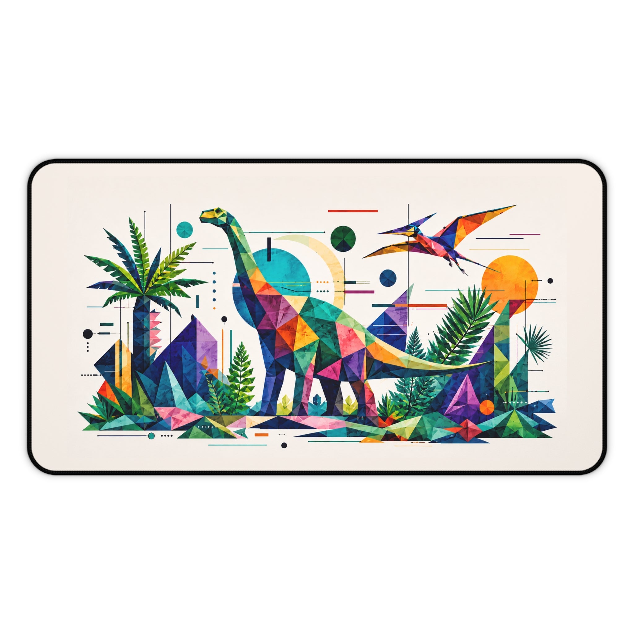 Jurassic Geometry — Desk Mat