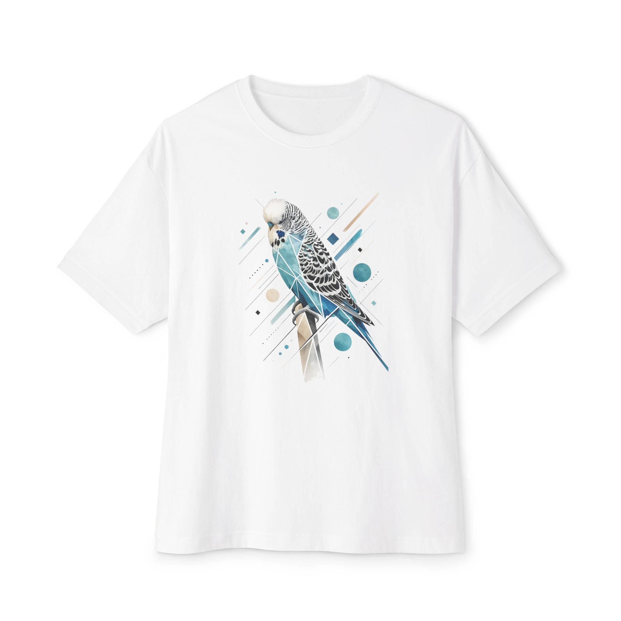 Blueberry Budgie — Oversized T-Shirt