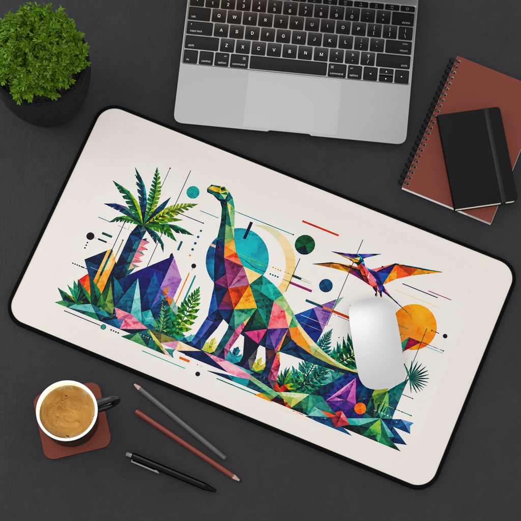 Jurassic Geometry — Desk Mat