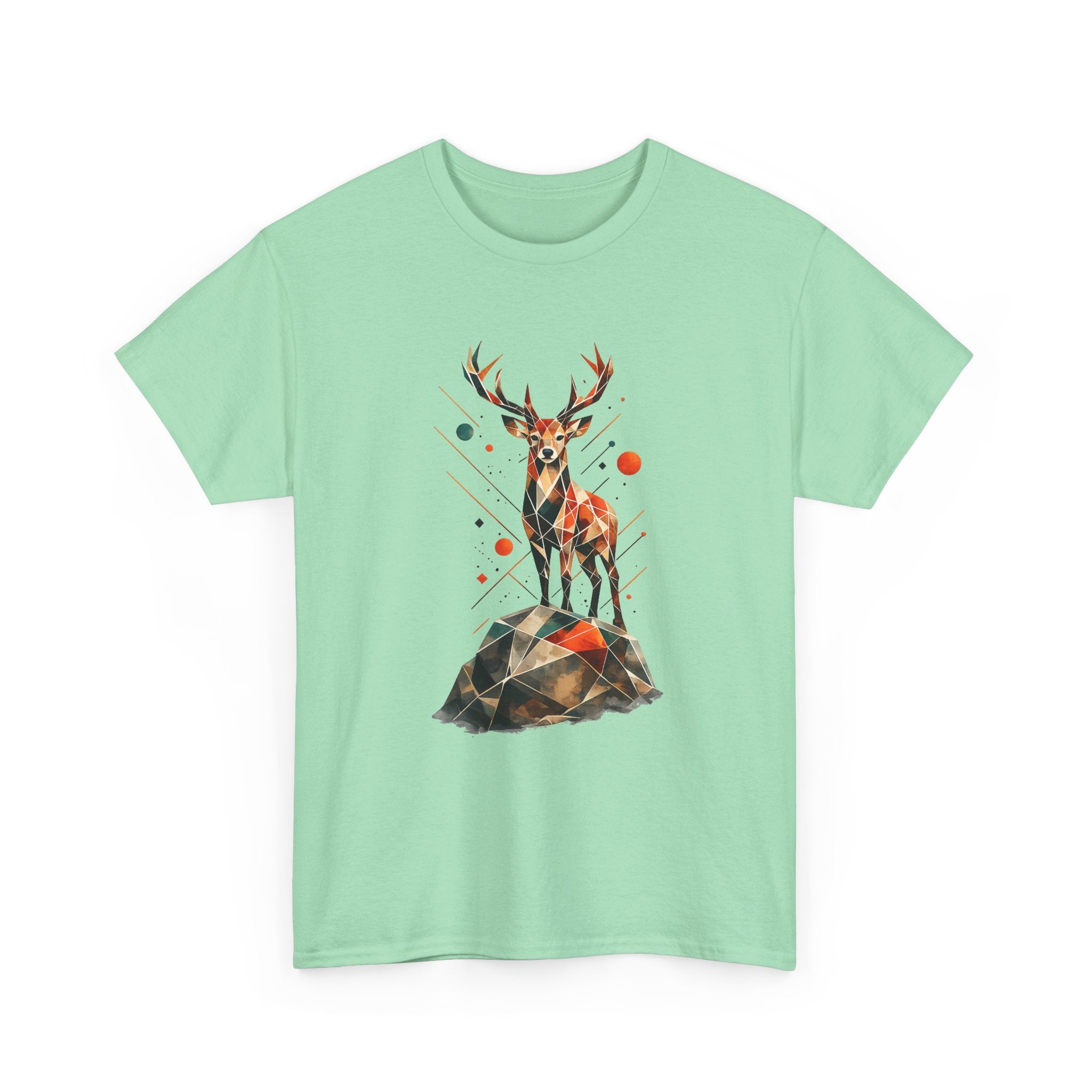 Geometric Stag — Regular Fit T-Shirt