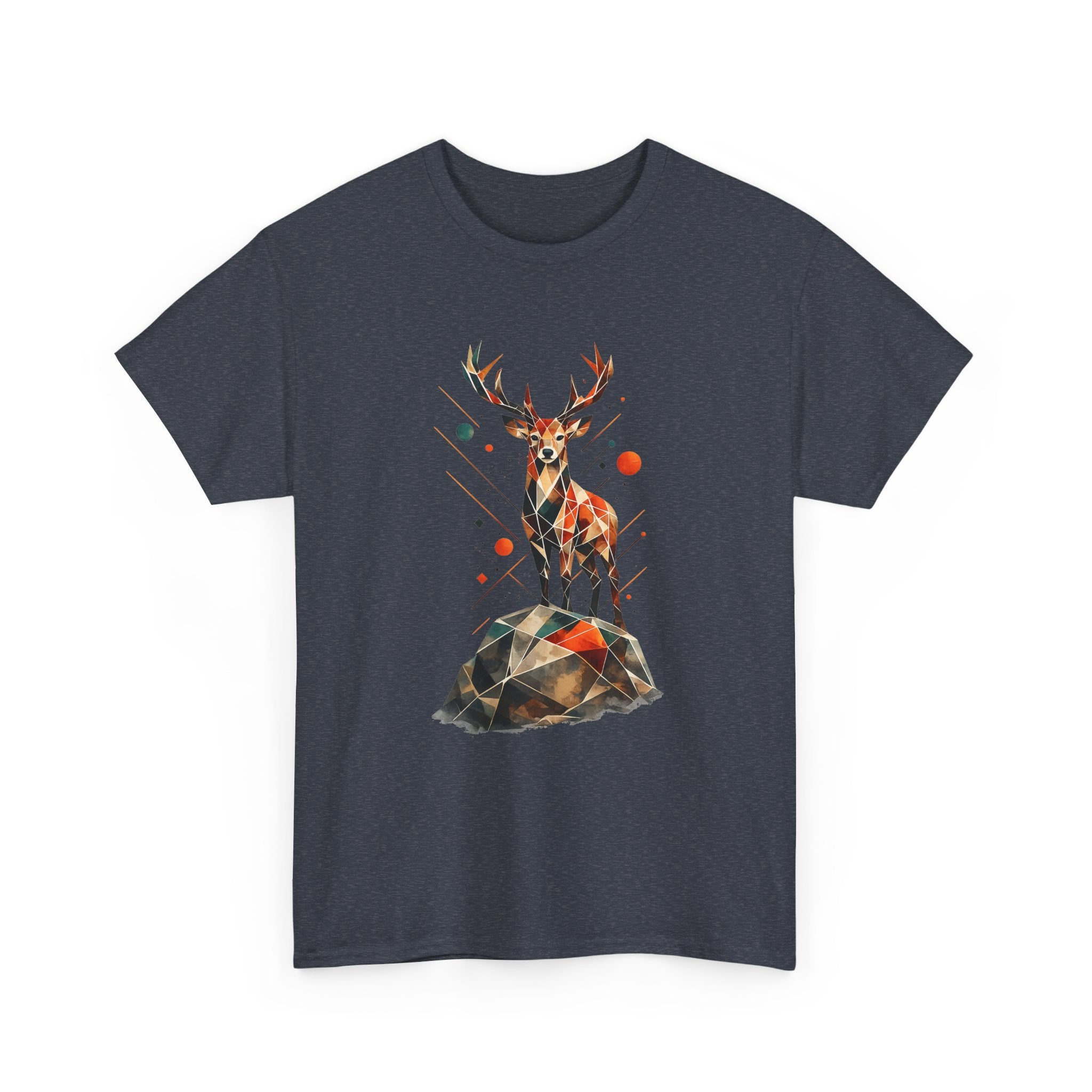 Geometric Stag — Regular Fit T-Shirt