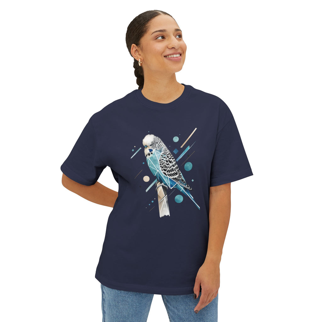 Blueberry Budgie — Oversized T-Shirt