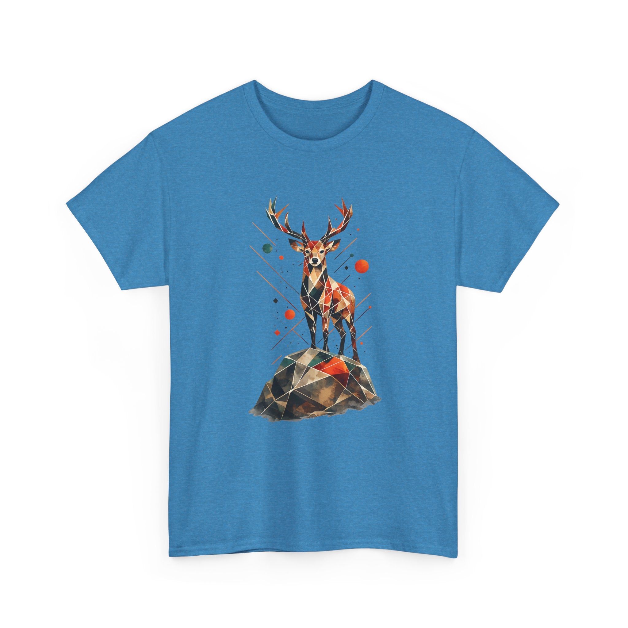 Geometric Stag — Regular Fit T-Shirt