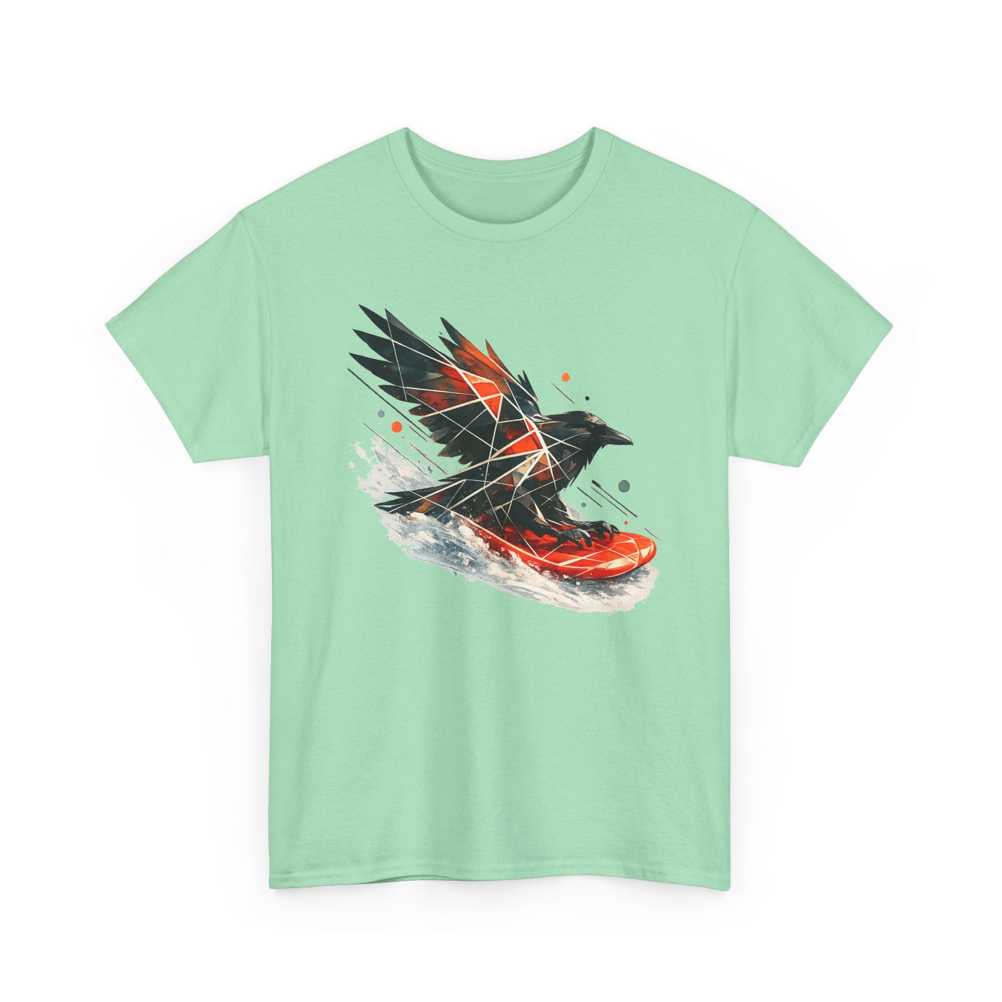 Sledding Raven — Regular Fit T-Shirt
