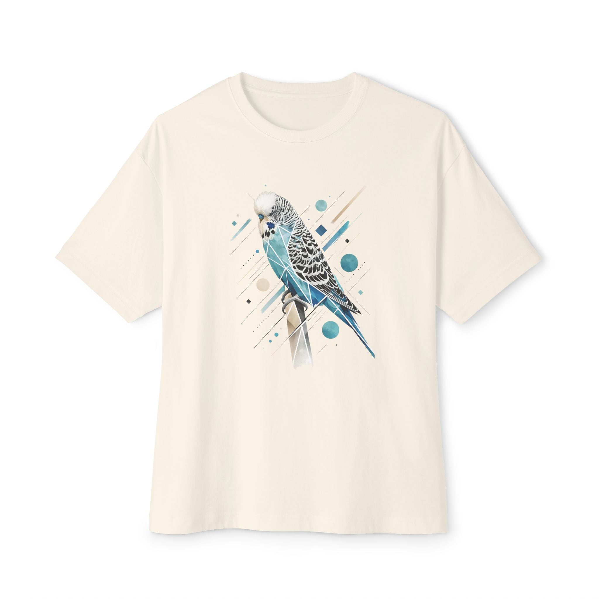Blueberry Budgie — Oversized T-Shirt