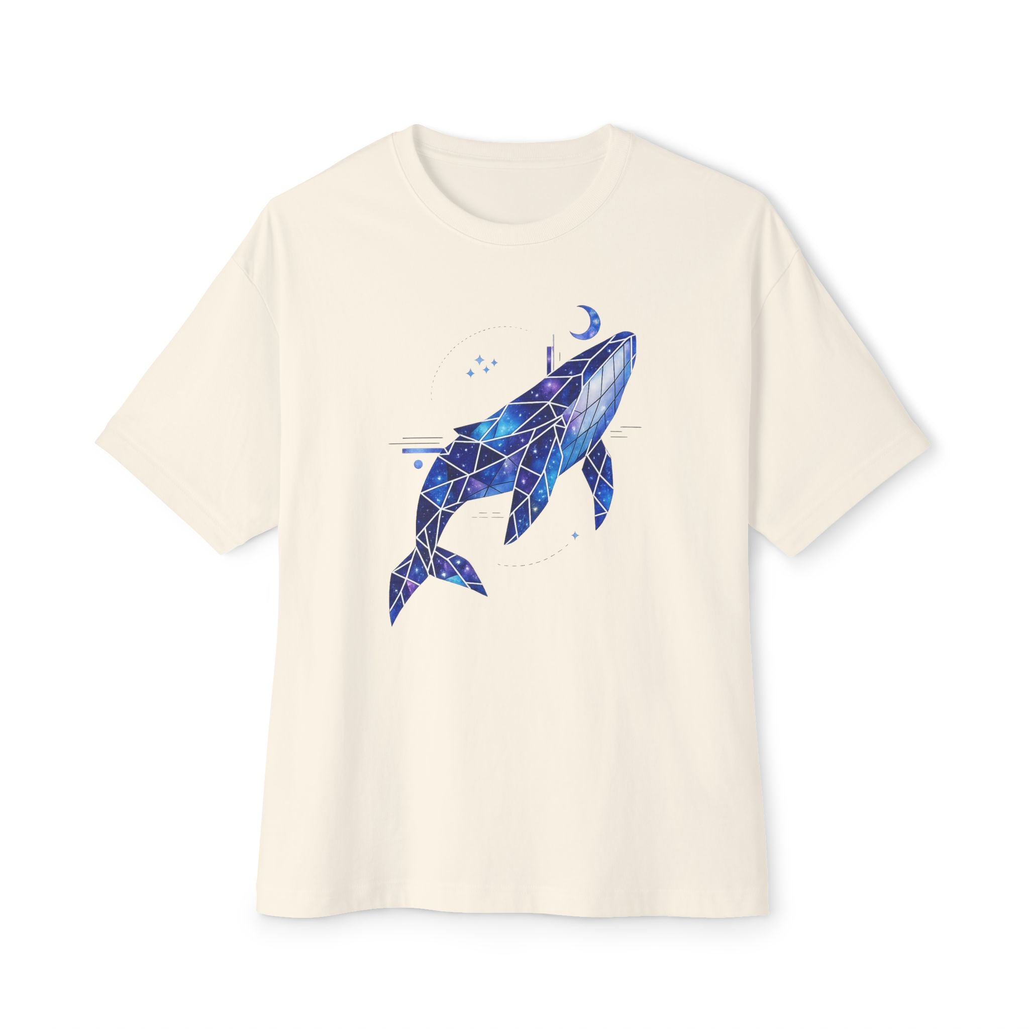 Cosmic Whale — Oversized T-Shirt