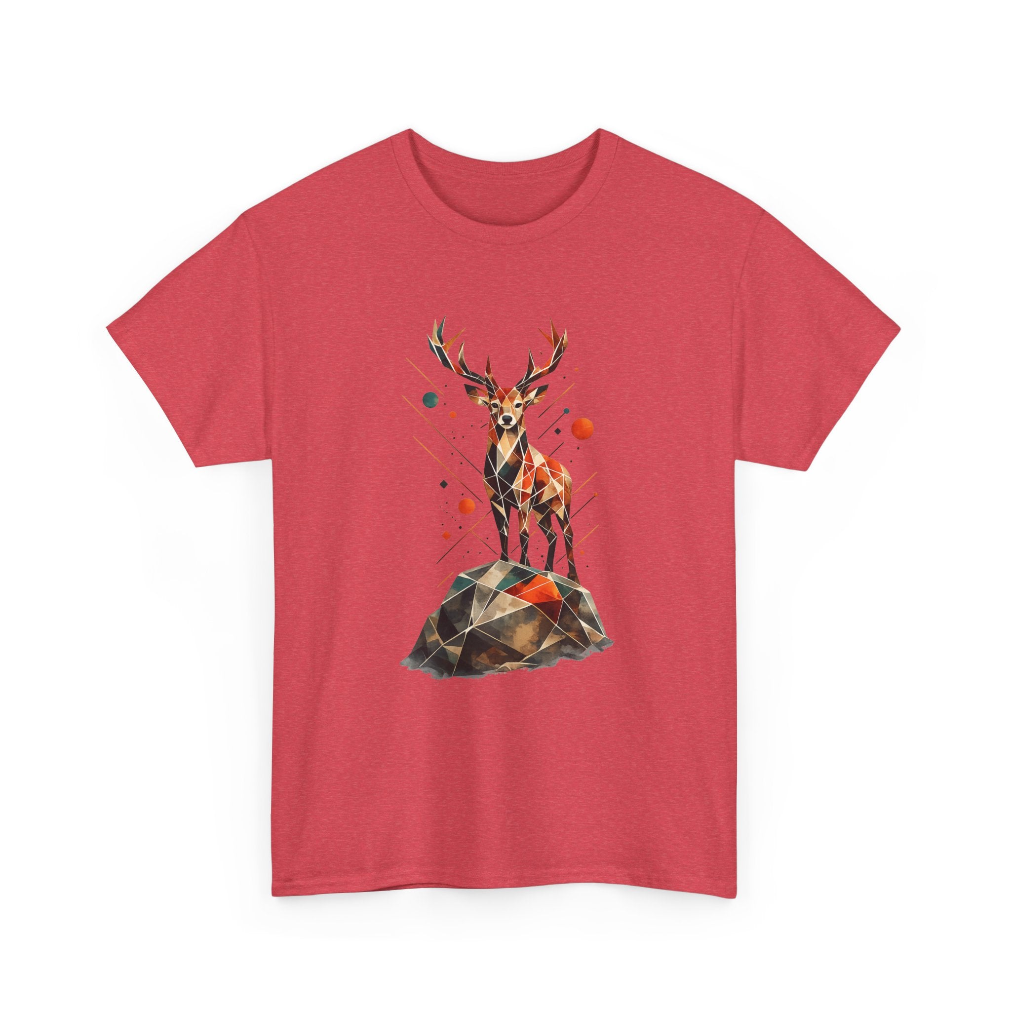 Geometric Stag — Regular Fit T-Shirt