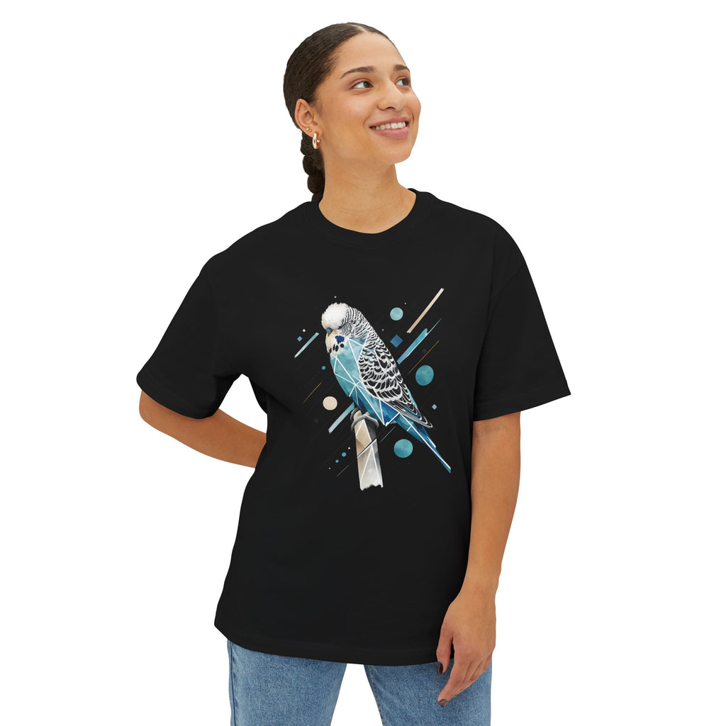 Blueberry Budgie — Oversized T-Shirt