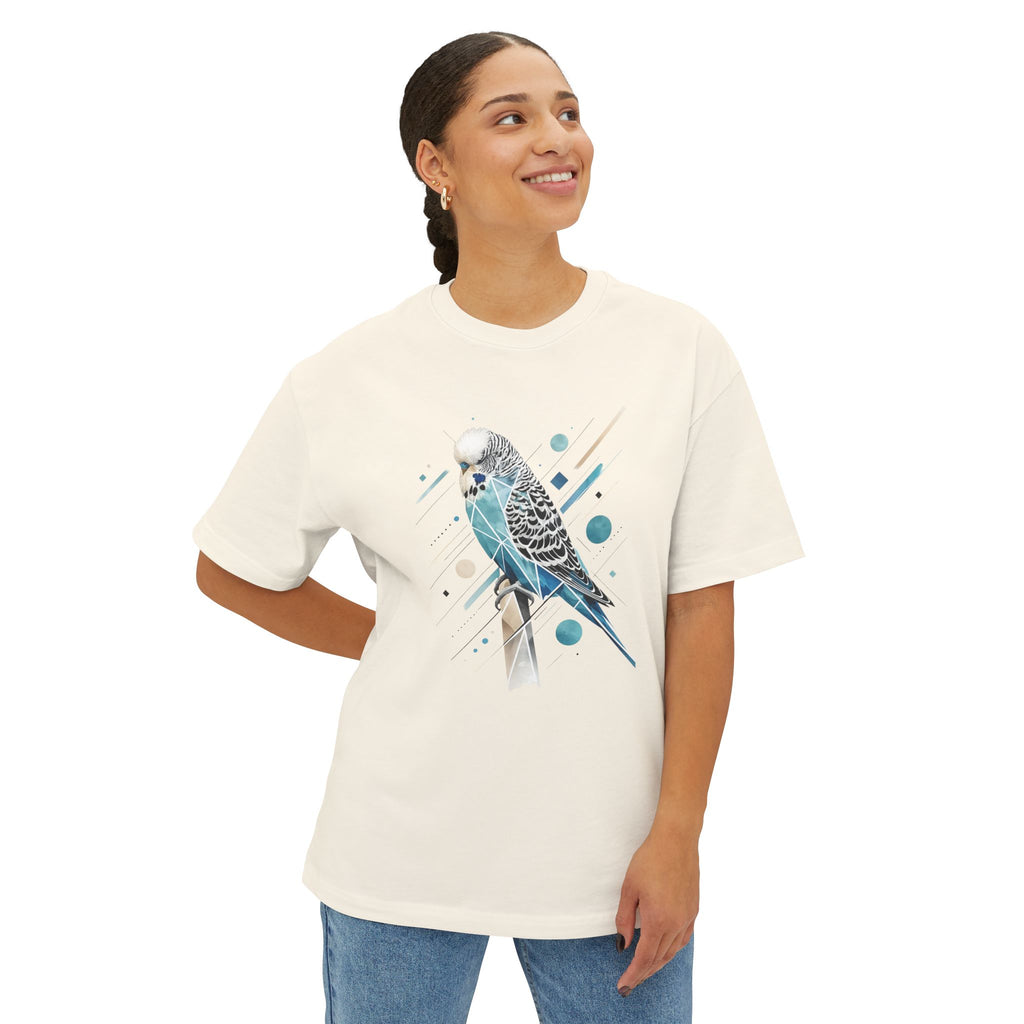 Blueberry Budgie — Oversized T-Shirt