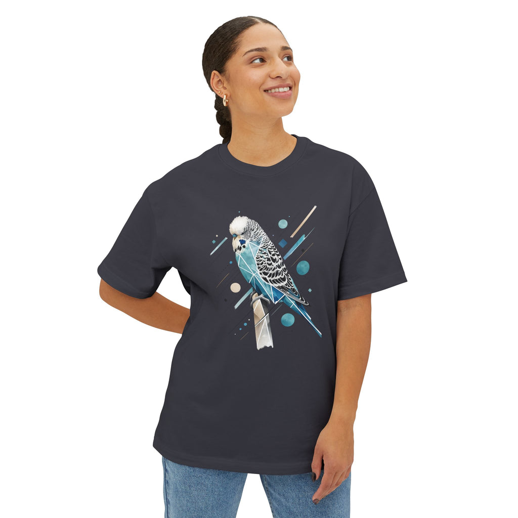 Blueberry Budgie — Oversized T-Shirt