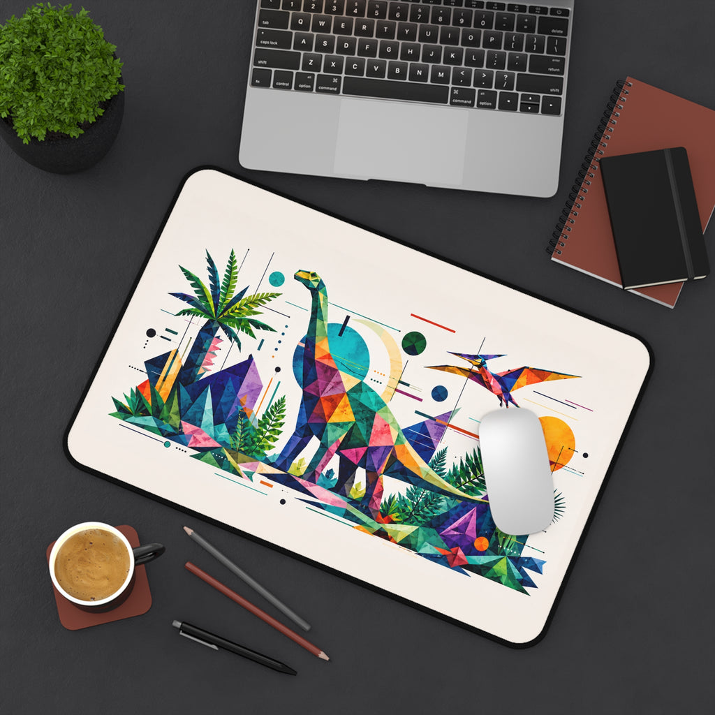 Jurassic Geometry — Desk Mat
